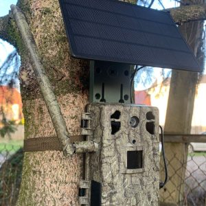 Fotopułapka B4HUNT H6 + Panel solarny + 6x18650 aku + karta pamięci 64 GB